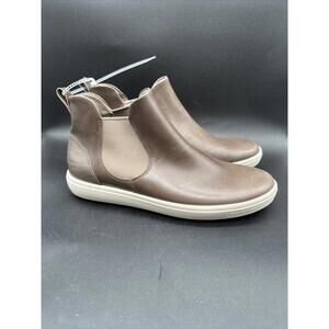 ECCO‎ Womens Size 41 EU 10 US Slipon Chelsea ankle Boots. Taupe. Brand New